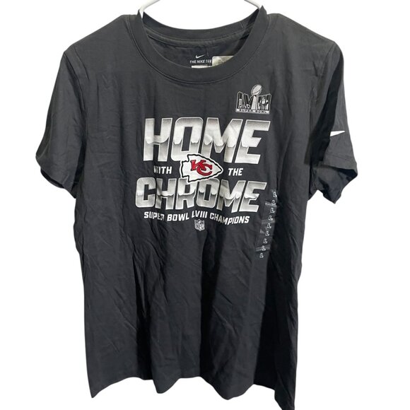 Nike Tops - Nike Womens Large Super Bowl LVIII Kansas City Chiefs Black Tee